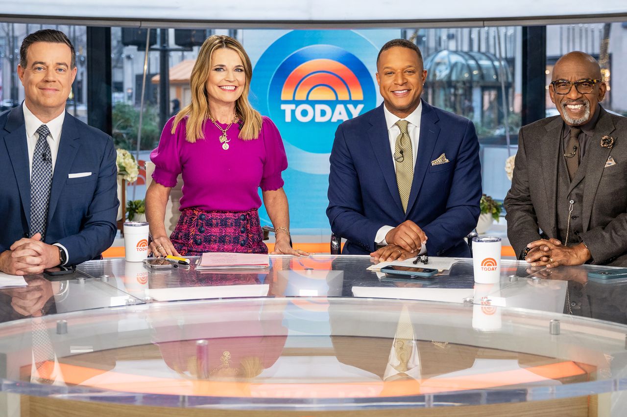 Carson Daly, Savannah Guthrie, Craig Melvin and Al Roker on Monday, January 13, 2025 Carson Daly, Savannah Guthrie, Craig Melvin and Al Roker on the ‘Today’ show on Jan. 13, 2025.Credit: Nathan Congleton/NBC via Getty