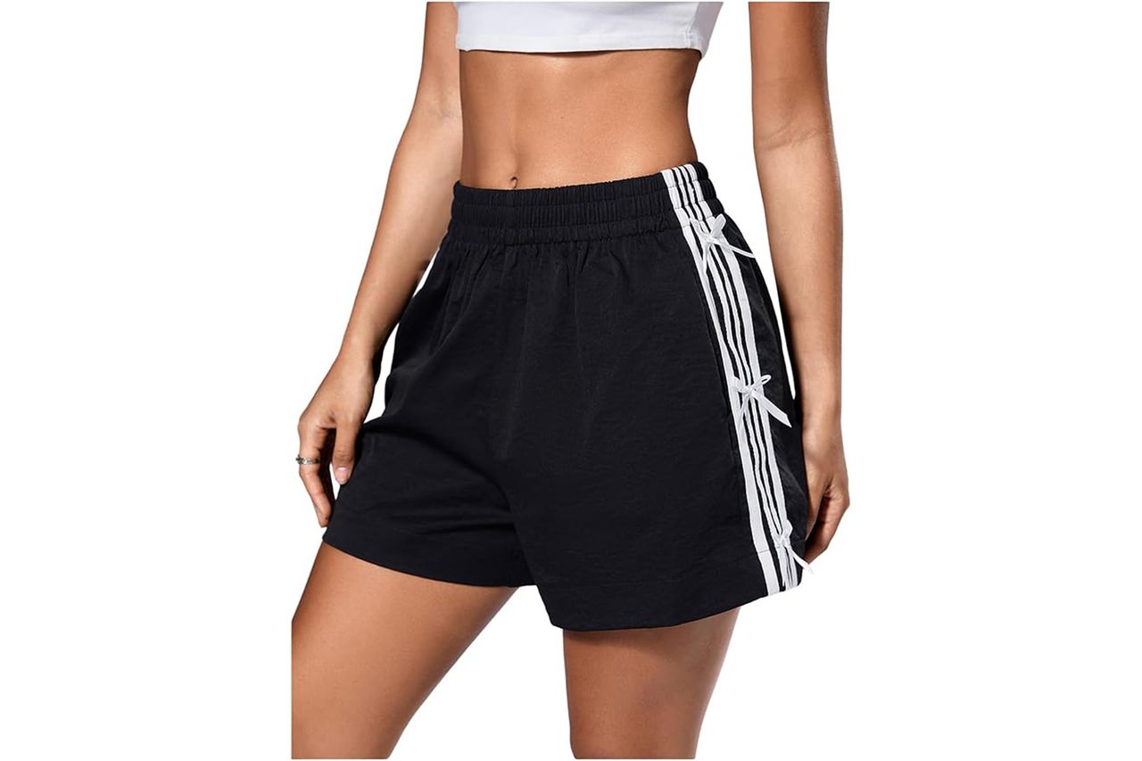 Verdusa Bow Striped Track Shorts Credit: Amazon