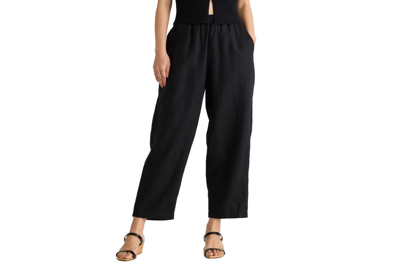 100% European Linen Pants Credit: Quince