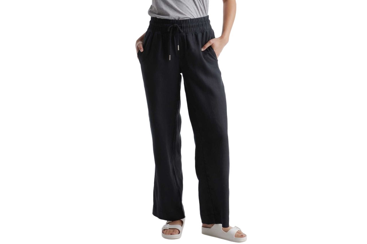 100% European Linen Wide Leg Pants Credit: Quince