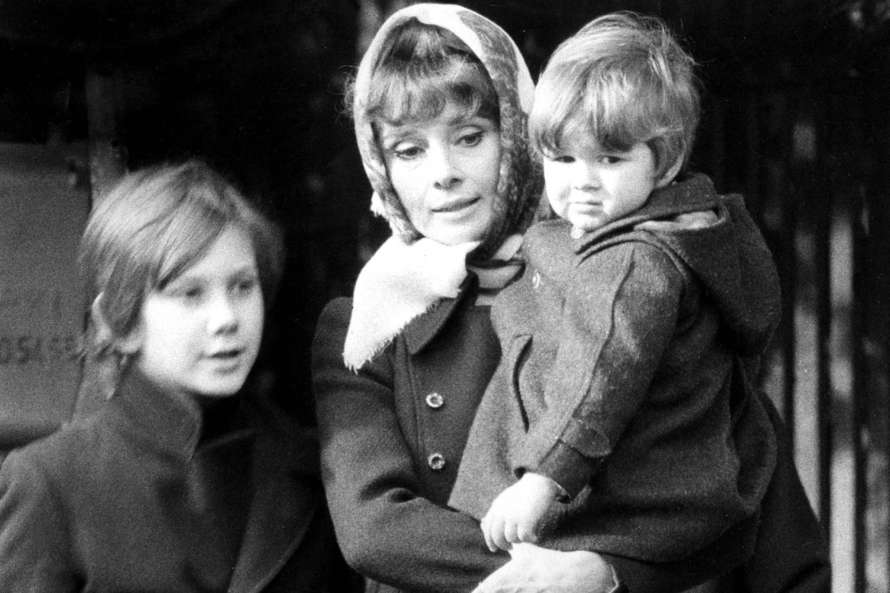 AUDREY HEPBURN AND SONS SEAN FERRER AND LUCA DOTTI Audrey Hepburn with sons Sean Hepburn Ferrer and Luca DottiCredit: Globe Photos/ZUMA Press Wire/Shutterstock