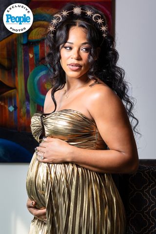 Bianca Belair and Montez Ford’s Baby Shower Bianca BelairCredit: Cass Russell