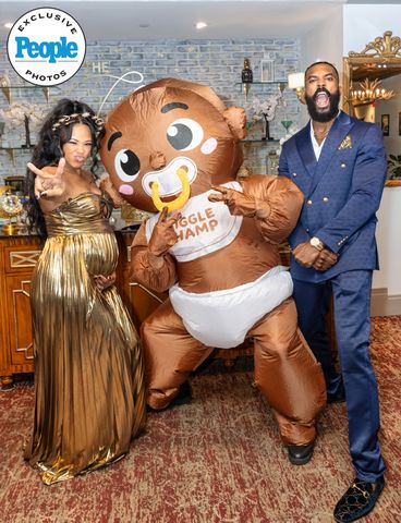Bianca Belair and Montez Ford’s Baby Shower Bianca Belair and Montez FordCredit: Cass Russell