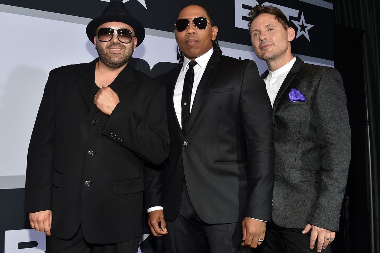 Mark Calderon, Kevin “K.T.” Thornton and Martin Kember of Color Me Badd in Los Angeles in June 2014Credit: Alberto E. Rodriguez/Getty