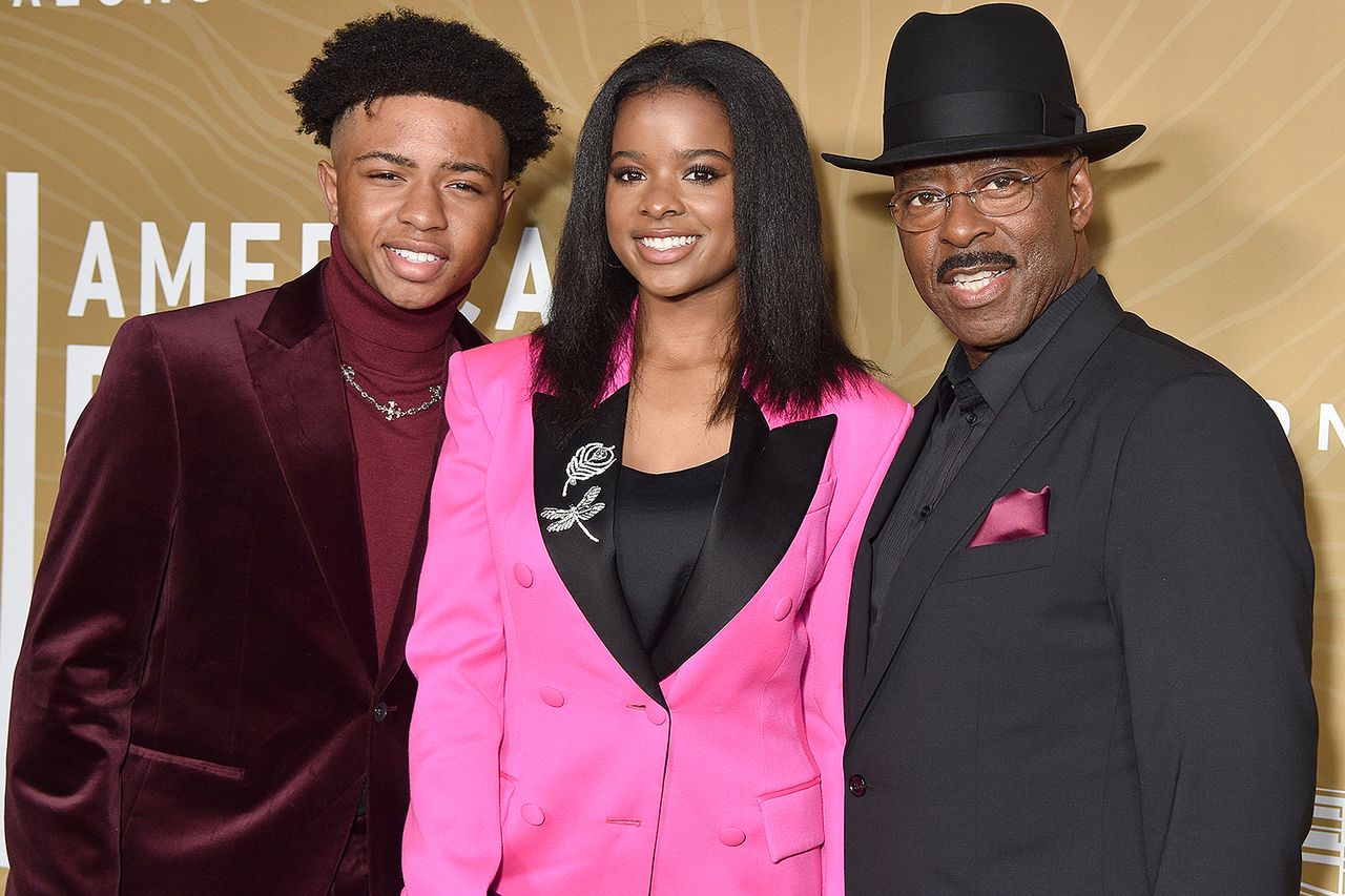 Courtney B. Vance on Raising Teenage Twins with Angela Bassett: 'I Go to Work to Rest' (Exclusive) Slater Vance, Bronwyn Vance and Courtney B. VanceCredit: Gregg DeGuire/FilmMagic
