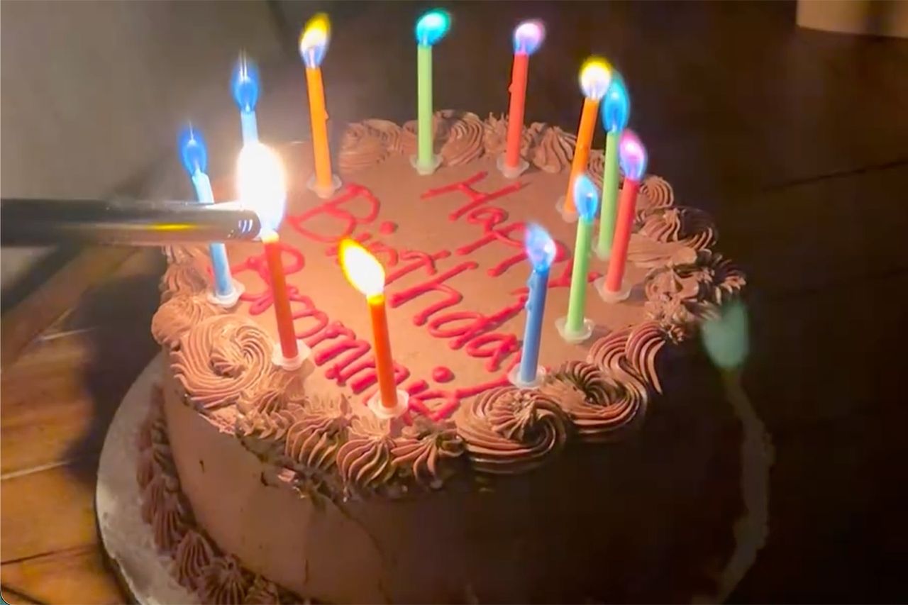 David Bromstad’s birthday cake.Credit: David Bromstad/Instagram