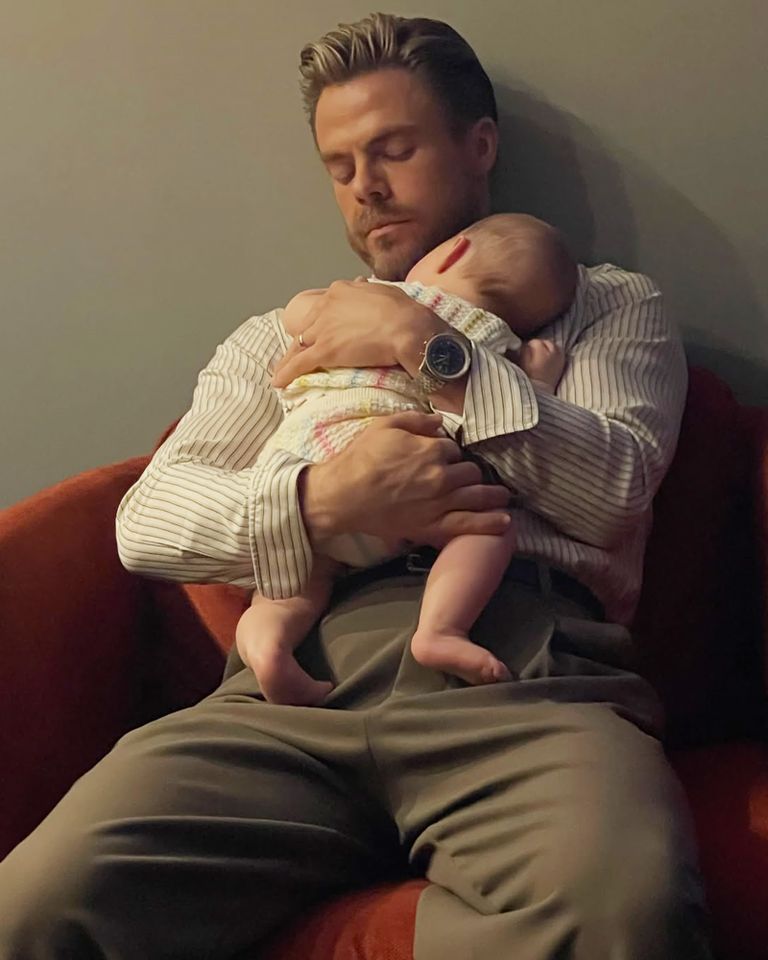 Derek Hough and daughter EverleyCredit: Derek Hough/Instagram
