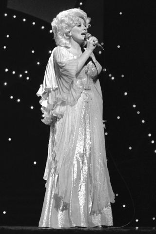 Dolly Parton at the CMA award 1978, in Nashville on Jan. 9, 1978. Dolly Parton at the 1978 CMA Awards.Credit: AP Photo