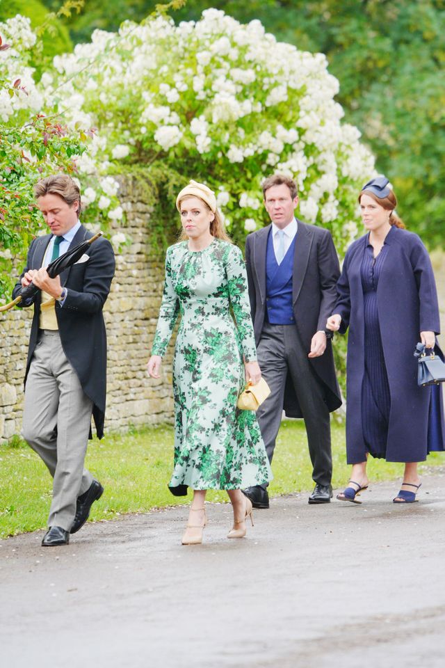 Edoardo Mapelli Mozzi, Princess Beatrice, Jack Brooksbank and Princess Eugenie at Peter Phillips’ wedding on June 6, 2026Credit: Ben Birchall/PA Images via Getty
