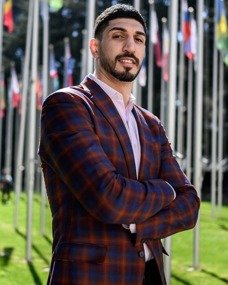 Enes Kanter Freedom in 2022Credit: Fabrice COFFRINI / AFP via Getty