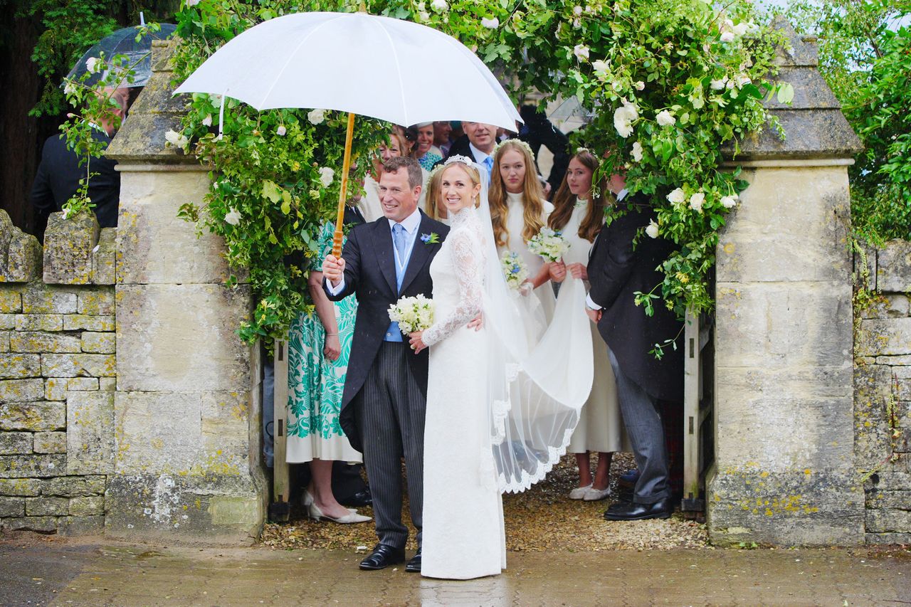 Peter Phillips and Harriet Sperling at their wedding on June 6, 2026Credit: Ben Birchall/PA Images via Getty