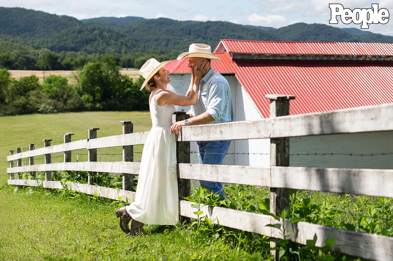 Jill Wagner and David Lemanowicz at their Tennessee homeCredit: Alyssa Rosenheck