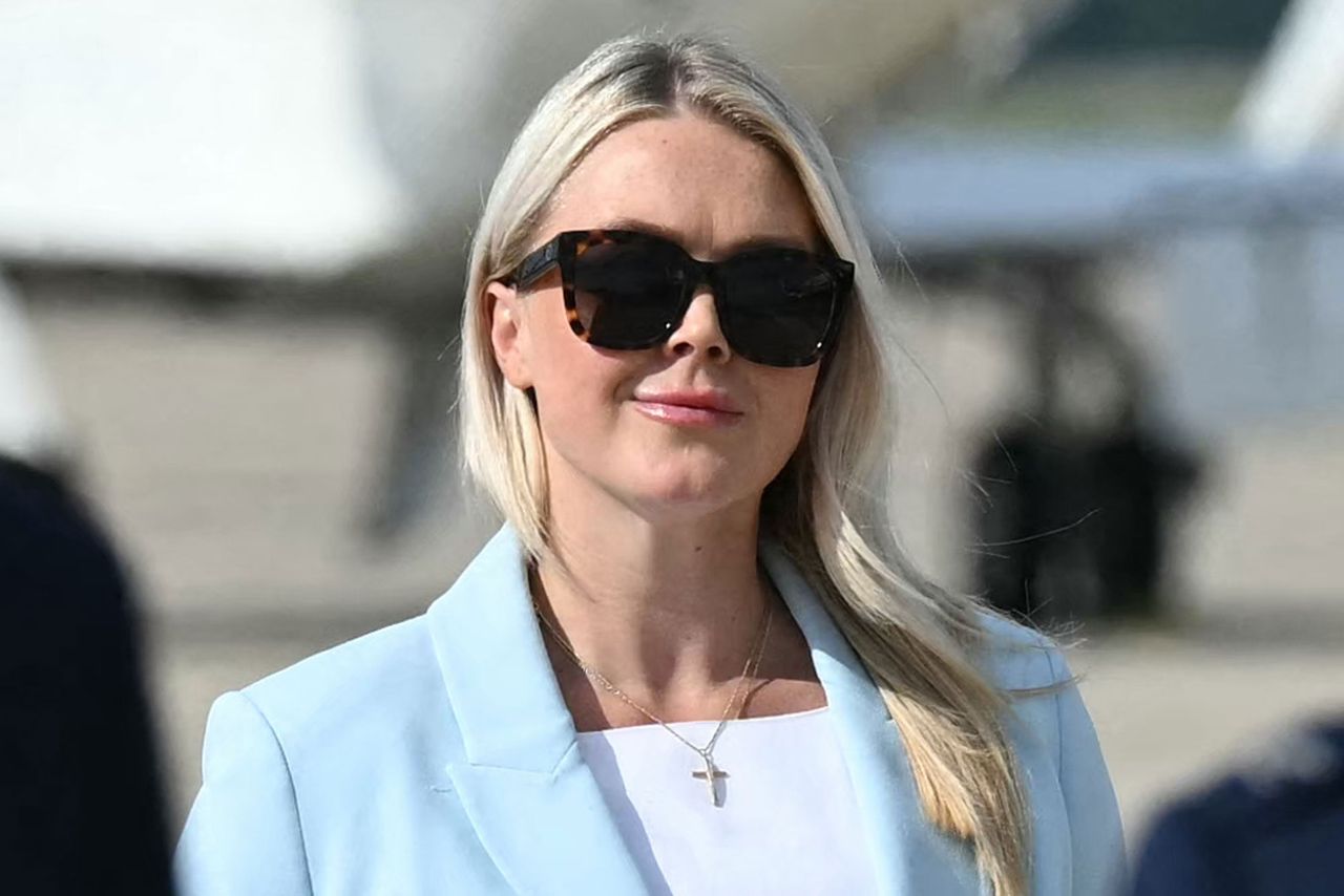 White House Press Secretary Karoline Leavitt walks with US President Donald Trump to board Air Force One at Joint Base Andrews, Maryland on August 21, 2026 Karoline Leavitt on August 21, 2026Credit: SAUL LOEB / AFP via Getty
