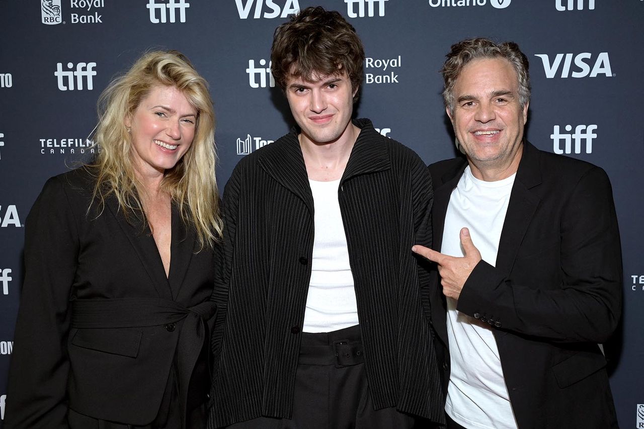 Sunrise Coigney, Keen Ruffalo and Mark Ruffalo attend the premiere of “New Years Rev” during the 2025 Toronto International Film FestivalCredit: Darren Eagles/Getty