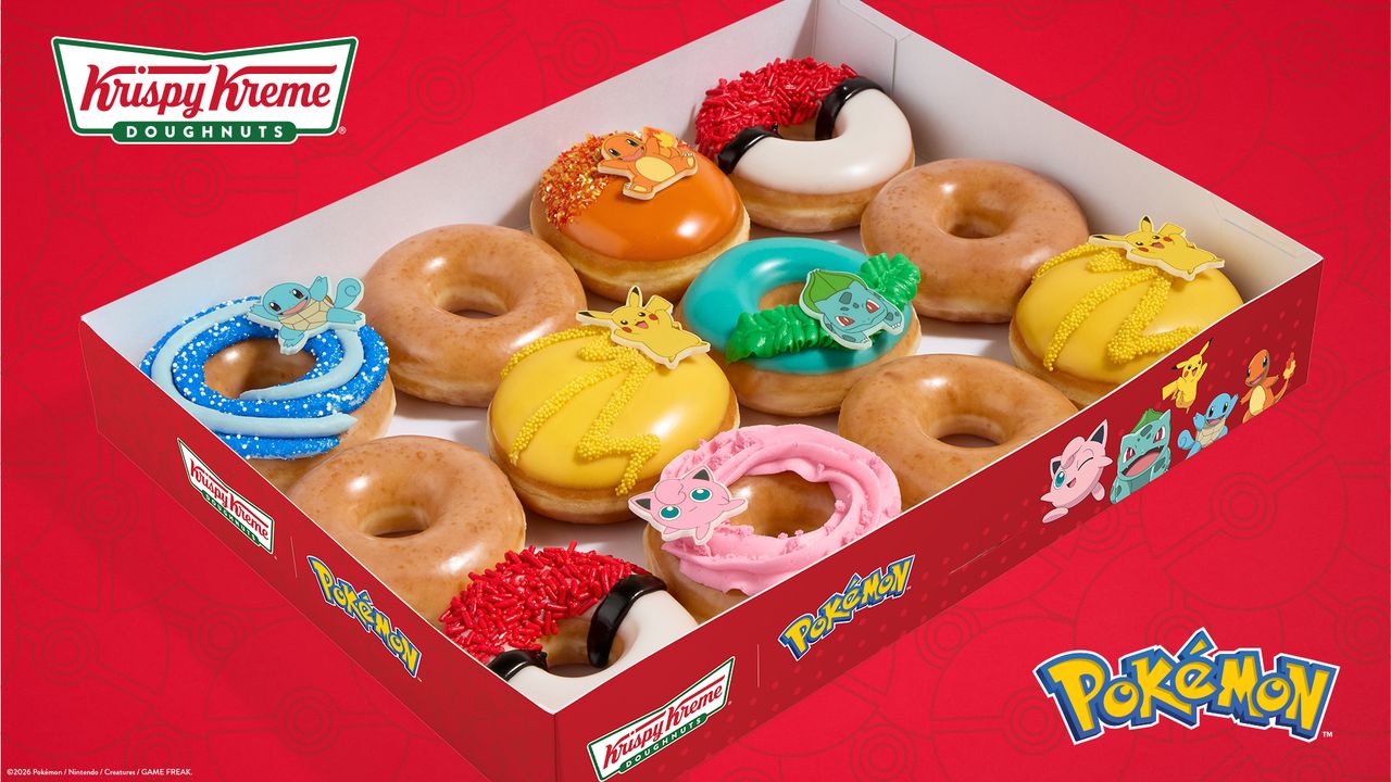 Krispy Kreme’s Pokémon collection.Credit: Krispy Kreme