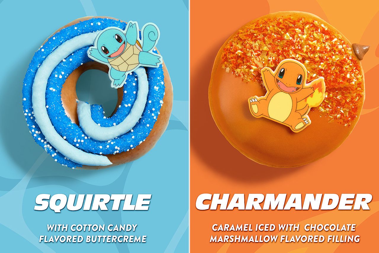 Krispy Kreme’s Pokémon collection.Credit: Krispy Kreme