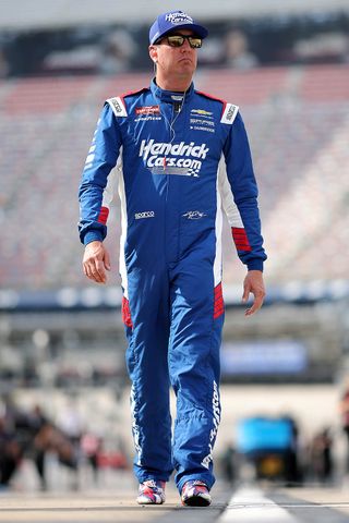 Kyle Busch, driver of the #7 HendrickCars.com Chevrolet, walks the grid during qualifying for the NASCAR Craftsman Truck Series Tennessee Army National Guard 250 at Bristol Motor Speedway on April 10, 2026 in Bristol, Tennessee. Kyle Busch in April 2026Credit: Jonathan Bachman/Getty