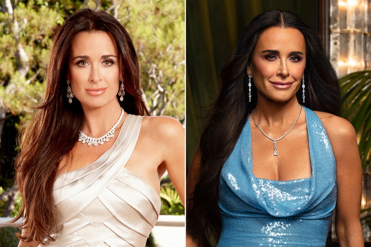 Kyle Richards on season 1 of ‘The Real Housewives of Beverly Hills’; Kyle Richards on ‘The Real Housewives Ultimate Girls Trip’Credit: Adam Olszweski/Bravo/NBCU Photo Bank/NBCUniversal via Getty; Tommy Garcia/Bravo via Getty