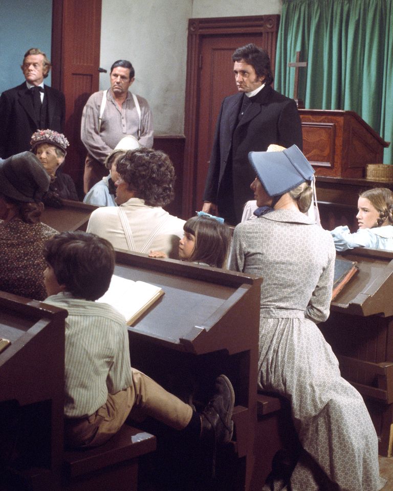 LITTLE HOUSE ON THE PRAIRIE Johnny Cash Johnny Cash as Caleb HodgekissCredit: NBCU Photo Bank/NBCUniversal via Getty