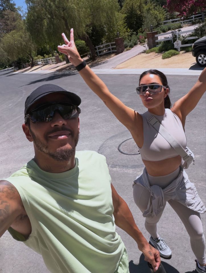 Lewis Hamilton Shares Cozy New Photos With Girlfriend Kim Kardashian Amid Racing Recharge Lewis Hamilton and Kim KardashianCredit: Lewis Hamilton/Instagram