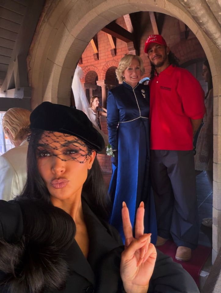Lewis Hamilton Shares Cozy New Photos With Girlfriend Kim Kardashian Amid Racing Recharge Kim Kardashian, Glenn Close, and Lewis HamiltonCredit: Lewis Hamilton/Instagram