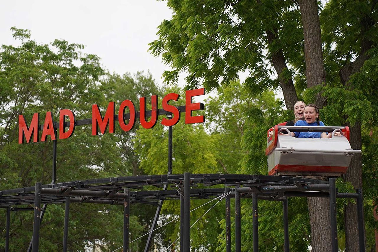 The Mad Mouse roller coaster at Arnolds Park Amusement Park in northern IowaCredit: Arnolds Park Amusement Park