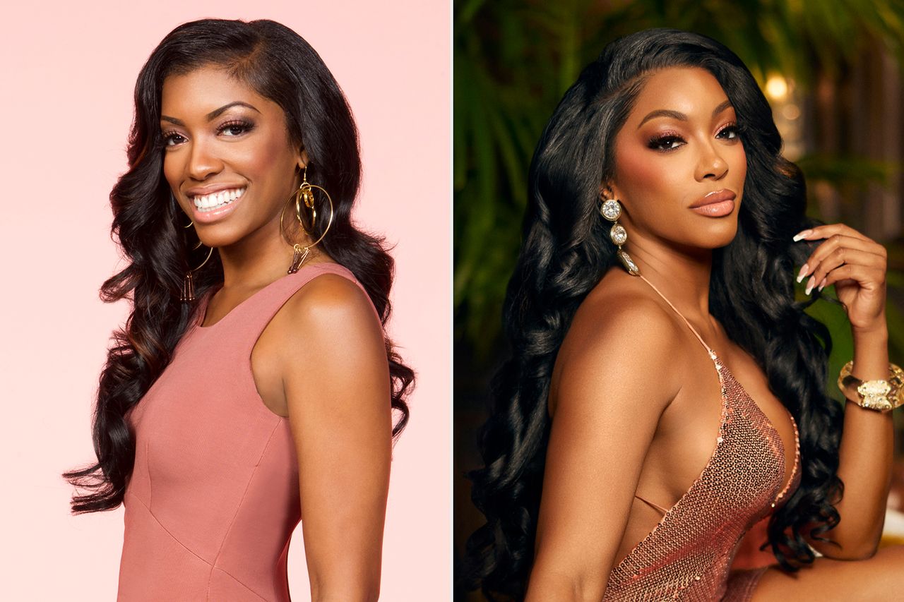 Porsha Williams on season 5 of ‘The Real Housewives of Atlanta’; Porsha Williams on ‘The Real Housewives Ultimate Girls Trip’Credit: Alex Martinez/Bravo/NBCU Photo Bank/NBCUniversal via Getty; Tommy Garcia/Bravo via Getty