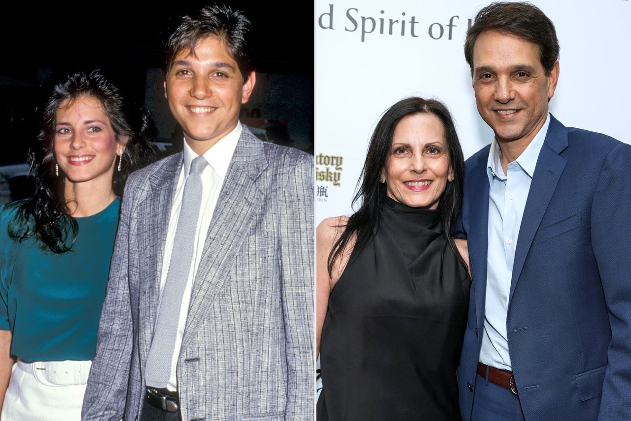 From left: Ralph Macchio and Phyllis Fierro attend the premiere of ‘Midnight Run’ at Sutton Theater in N.Y.C. on July 11, 1988; Phyllis Fierro and Ralph Macchio attend the screening of ‘Suntory Time’ tribute film in N.Y.C. on May 23, 2023Credit: Ron Galella/Ron Galella Collection via Getty; Sean Zanni/Getty