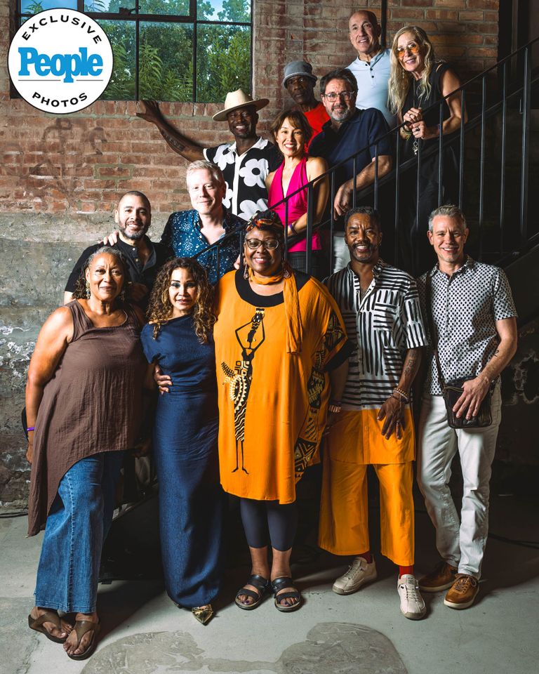 Original Rent Cast Reunites 30 Years Later for Emotional Celebration — and to Sing the Show’s Biggest Hits Front Row: Fredi Walker-Brown, Daphne Rubin-Vega, Gwen Stewart, Rodney Hicks, Adam Pascal On stairs from L to R: Wilson Jermaine Heredia, Anthony Rapp, Taye Diggs, Aiko Nakasone, Byron Utley, Gilles Chiasson, Timothy Britten Parker, Kristen Lee Kelly.Credit: Austin Ruffer