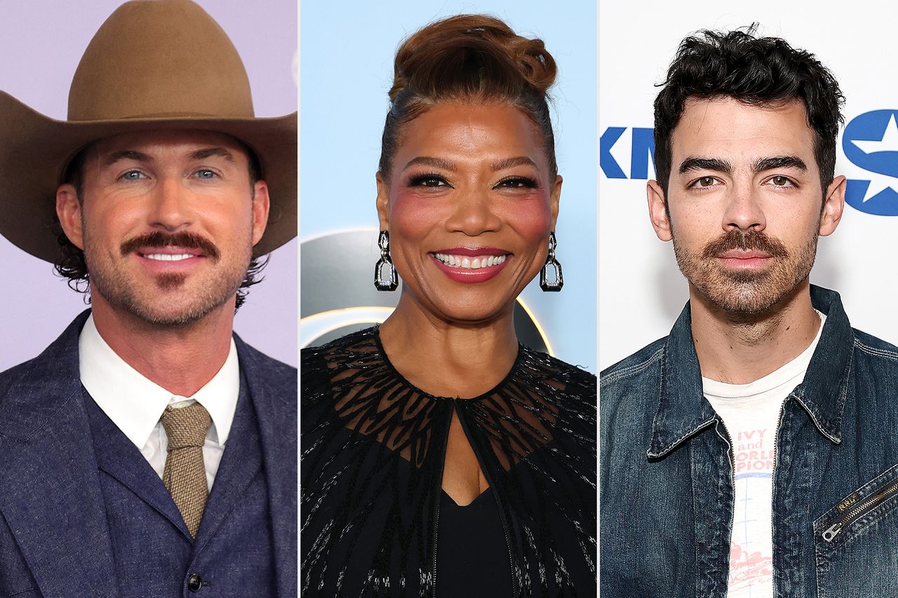 Riley Green, Queen Latifah and Joe JonasCredit: Ian Maule / AFP via Getty; Kevin Mazur/Getty; Jamie McCarthy/Getty