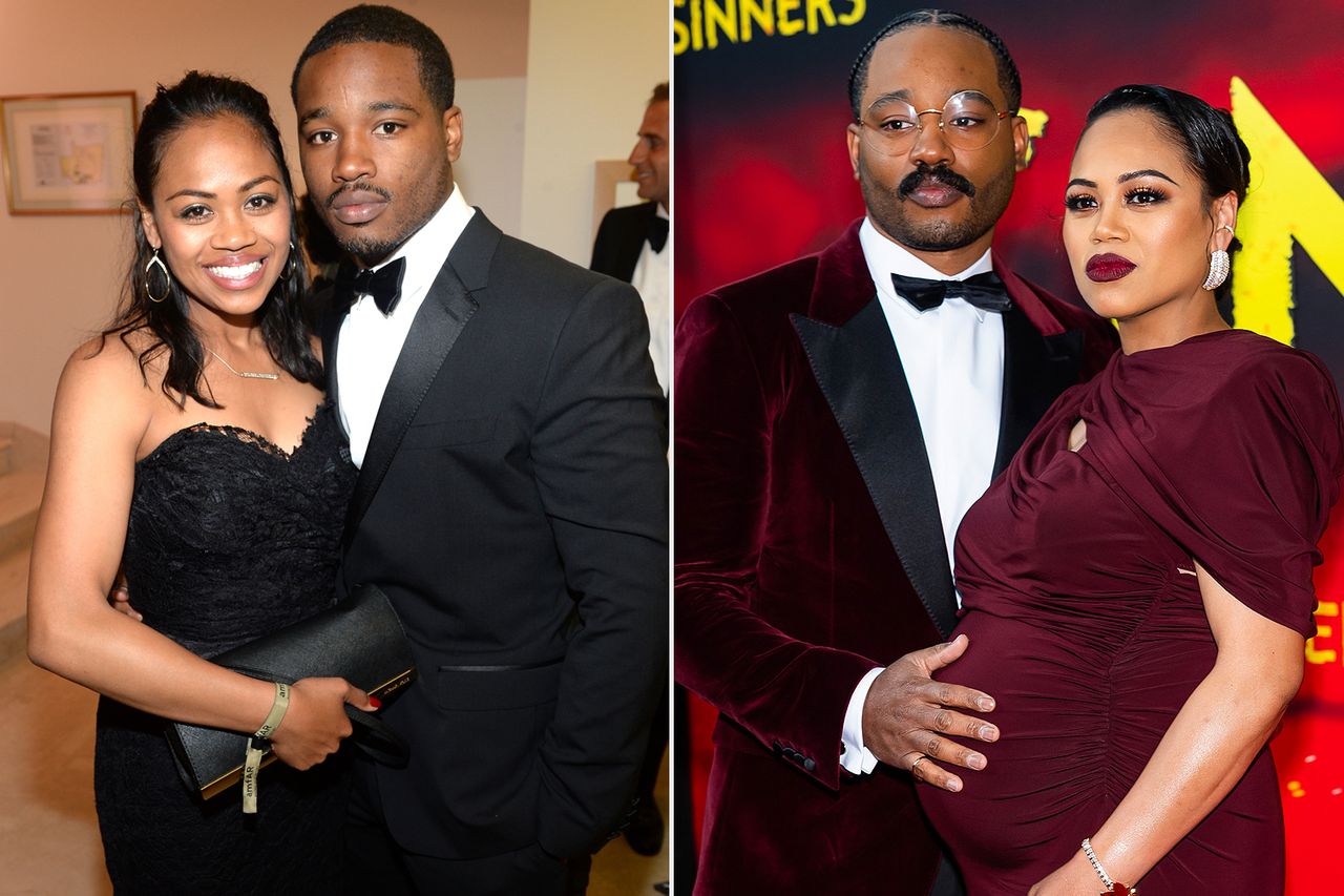 Ryan Coogler and Zinzi Evans in 2013 (L) and 2025 (R)Credit: Michael Buckner/amfAR13/Getty; TheStewartofNY/FilmMagic