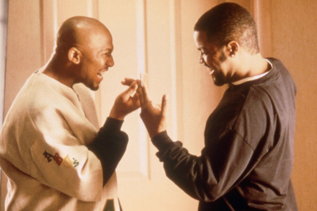 Samuel Monroe Jr. and Ice Cube in ‘The Players Club’Credit: New Line Cinema/courtesy Everett