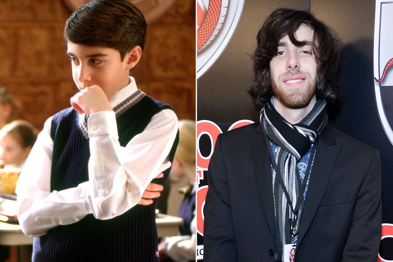 Joey Gaydos Jr. as Zack ’Zack-Attack’ Mooneyham in 2003’s ‘School of Rock’; Joey Gaydos Jr. attends the Broadway opening night celebration of ‘School of Rock’ at the Hard Rock Cafe New York in N.Y.C. on Dec. 6, 2015Credit: Getty; Courtesy Everett Collection