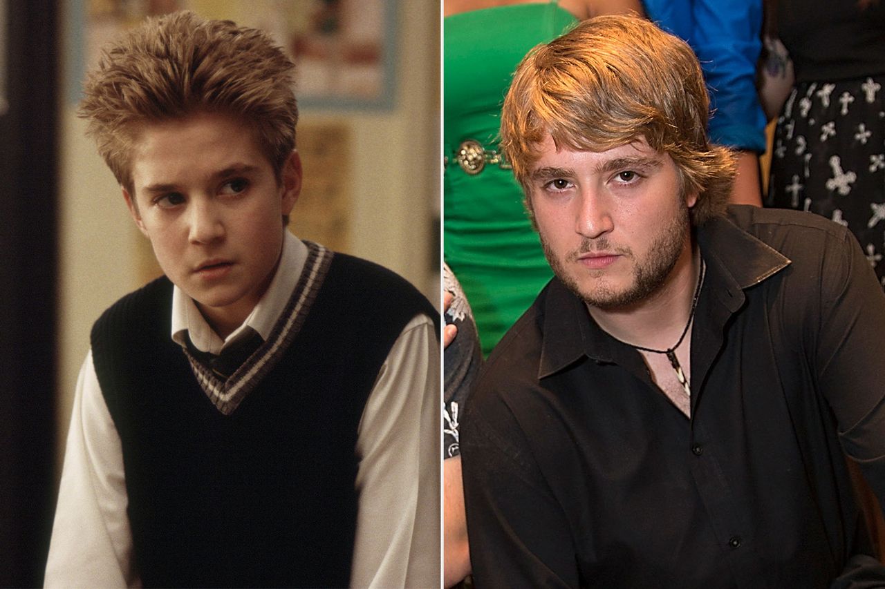 From left: Kevin Clark as Freddy ’Spazzy McGee’ Jones in 2003’s ‘School of Rock’; Kevin Clark attends the ‘School of Rock’ 10-year cast reception at Omni Downtown in Austin, Texas, on Aug. 29, 2013Credit: Getty; Courtesy Everett Collection