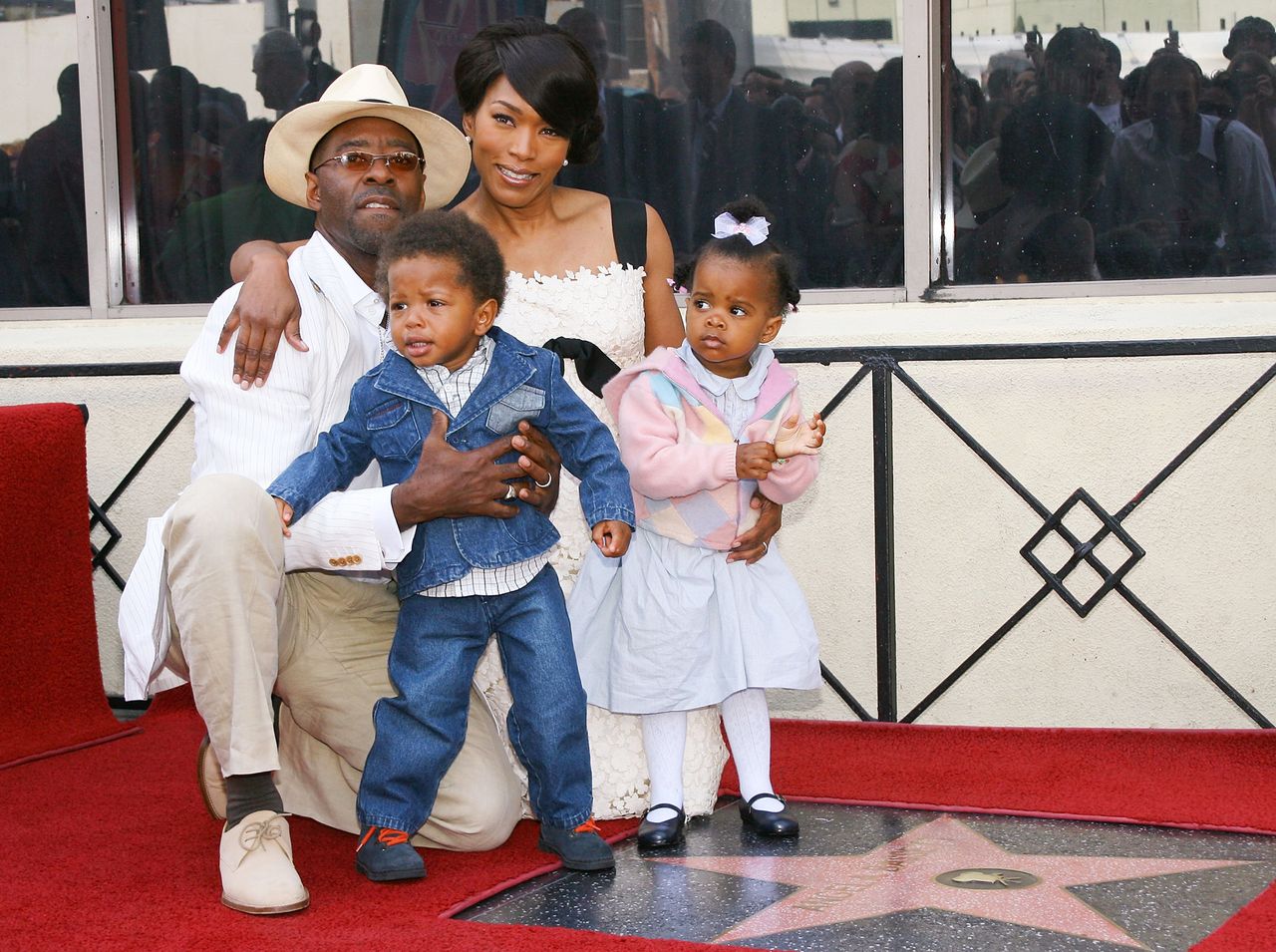 Courtney B. Vance and Angela Bassett with their children Bronwyn Golden and son Josiah Slater Courntey B. Vance and Angela Bassett with Slater and BronwynCredit: Michael Tran/FilmMagic