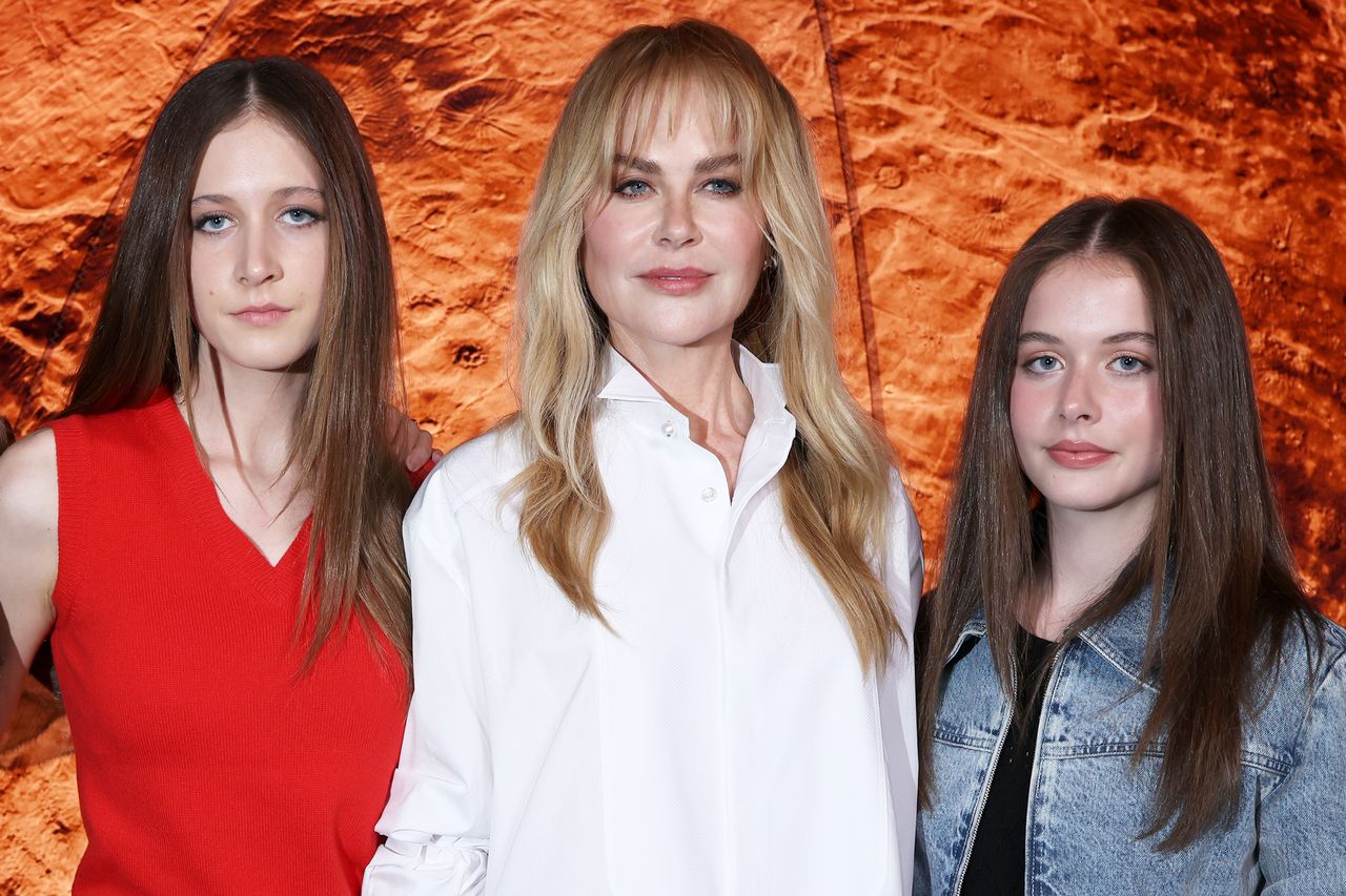 Sunday Rose Kidman Urban, Nicole Kidman and Faith Margaret Kidman-Urban attend the Chanel Womenswear Spring/Summer 2026 Sunday Rose Kidman Urban, Nicole Kidman and Faith Margaret Kidman-Urban, Chanel Womenswear Spring/Summer 2026 showCredit: Dominique Charriau/Getty