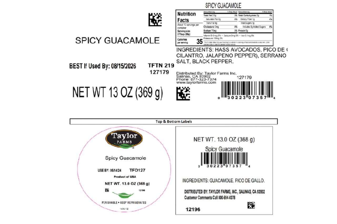 Taylor Fresh Foods Recalls Products Made with Jalapeno Peppers Because of Possible Health Risk Taylor Fresh Foods Recalls Products Made with Jalapeno Peppers Because of Possible Health RiskCredit: FDA