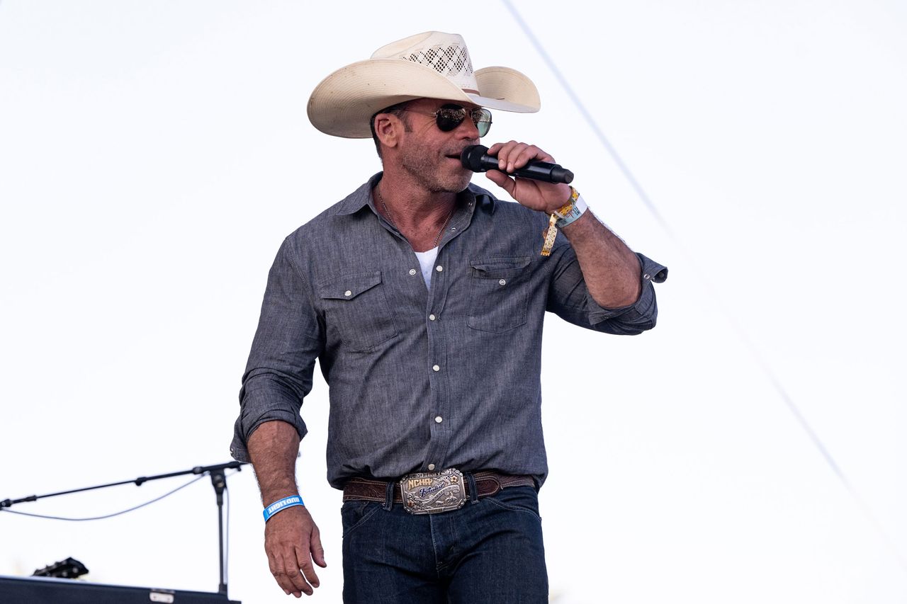 Taylor Sheridan at the Stagecoach Festival in Indio, Calif., in 2023Credit: Scott Dudelson/Getty