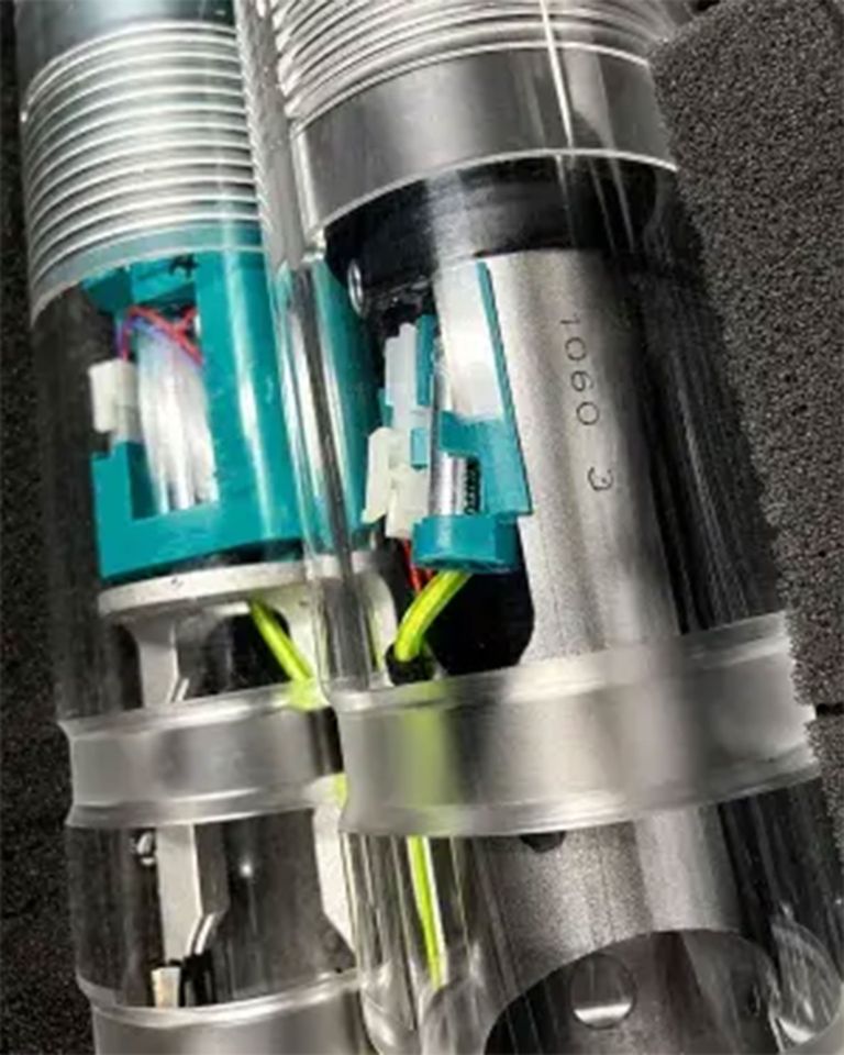 The replica detonator discovered inside the passenger’s checked bagCredit: TSA OKC