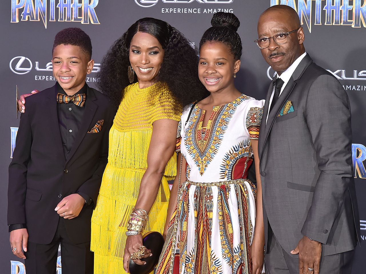 Slater Vance, Angela Bassett, Bronwyn Vance and Courtney B. Vance attend the Premiere Of Disney And Marvel's Slater Vance, Angela Bassett, Bronwyn Vance and Courtney B. VanceCredit: David Crotty/Patrick McMullan