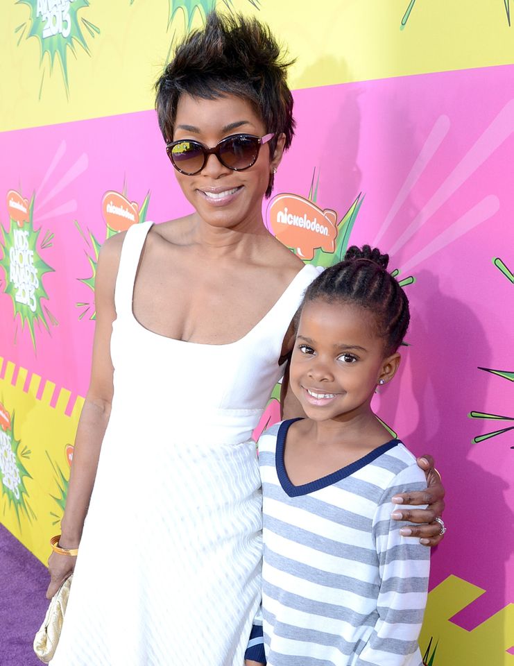 Angela Bassett and daughter Bronwyn Vance arrive at Nickelodeon's 26th Annual Kids' Choice Awards at USC Galen Center on March 23, 2013 in Los Angeles, California Angela Bassett and Bronwyn VanceCredit: Jeff Kravitz/FilmMagic