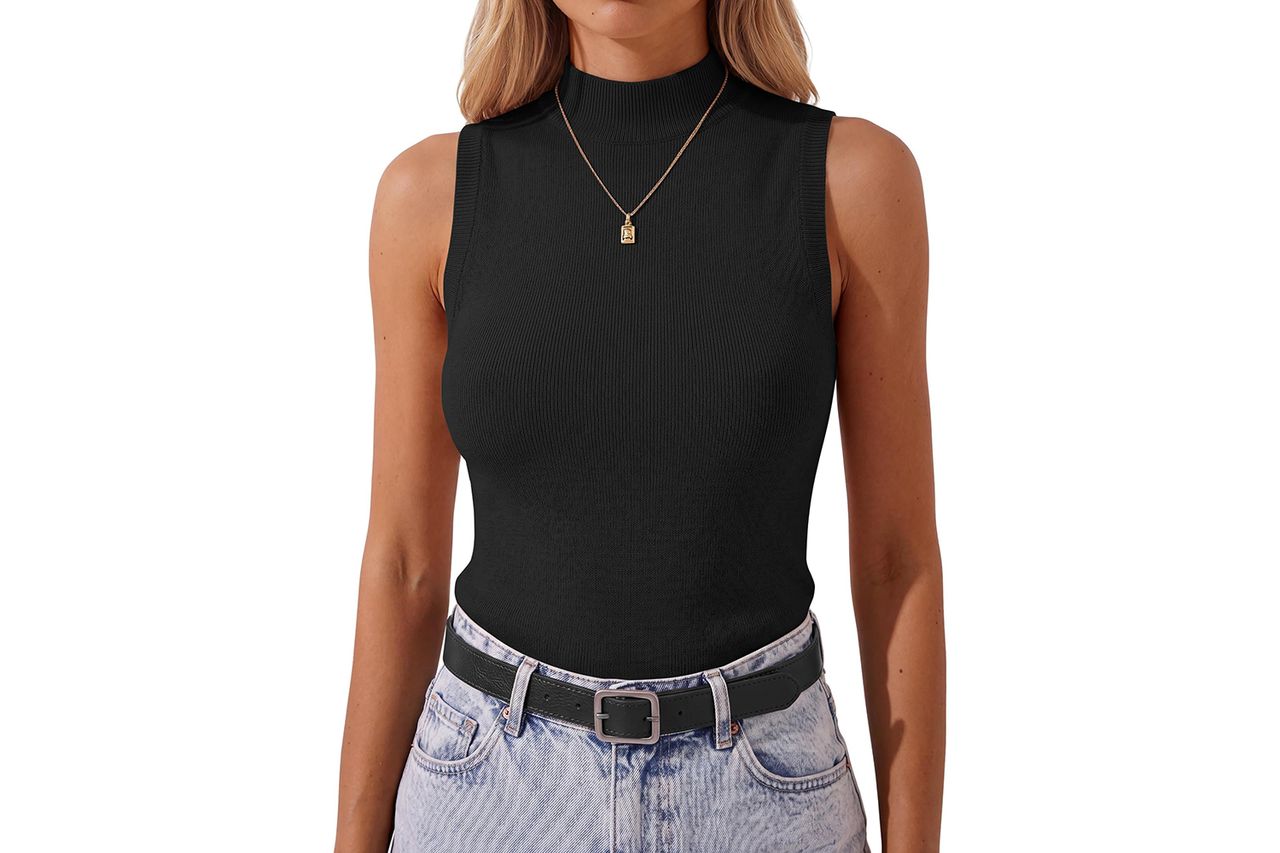 ANRABESS Sleeveless Sweater Top Credit: Amazon