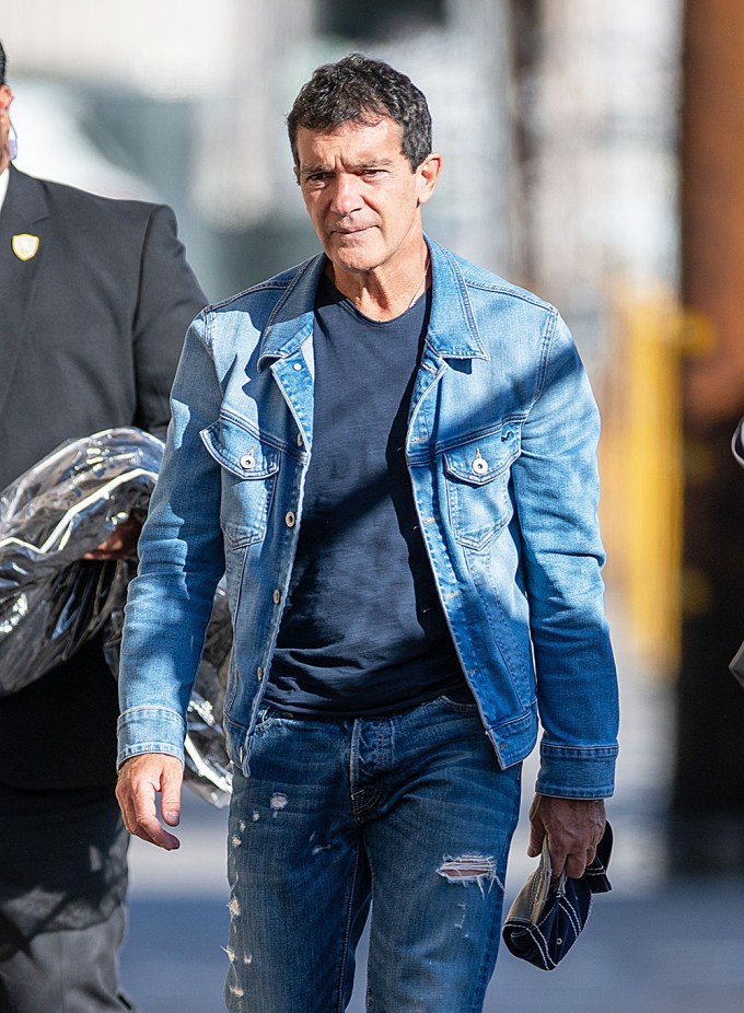 Antonio Banderas arrives to the ‘Jimmy Kimmel Live!’ studio