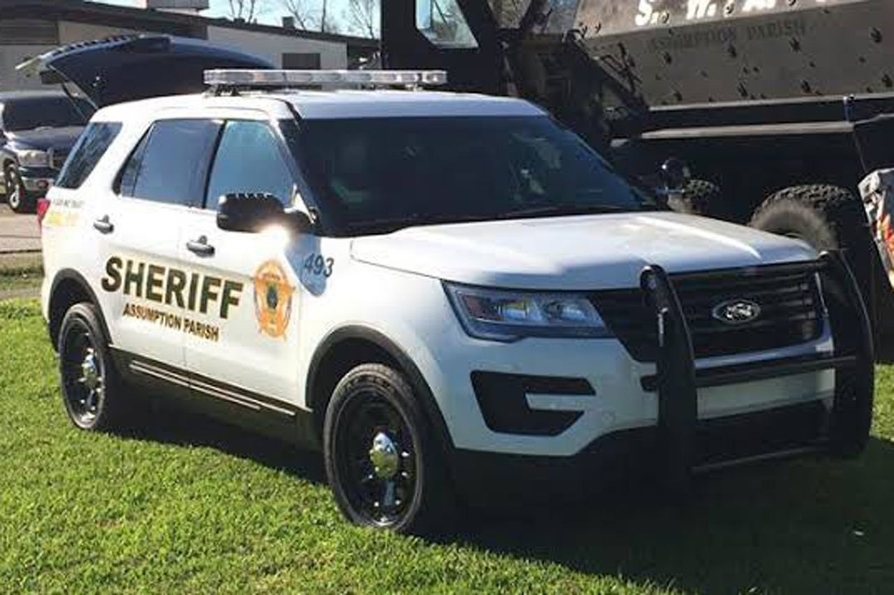 Assumption Parish Sheriff's Office car An Assumption Parish Sheriff’s Office vehicleCredit: Assumption Parish Sheriff's Office
