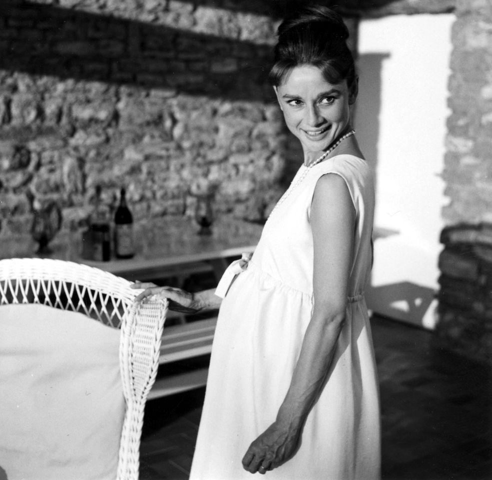 Audrey Hepburn during her pregnancy with Sean in 1960Credit: Mel Ferrer