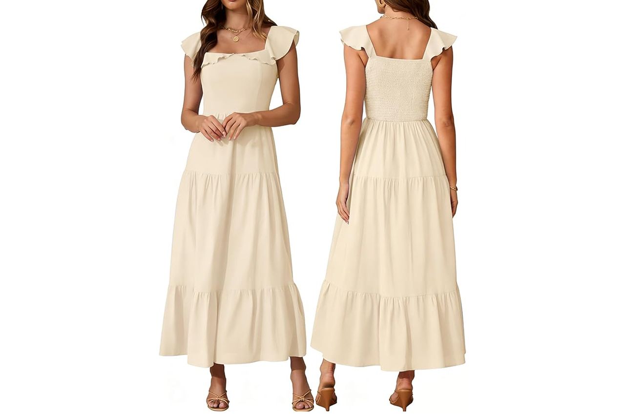 AUMORA Womens Summer Sleeveless Maxi Dress Credit: Amazon