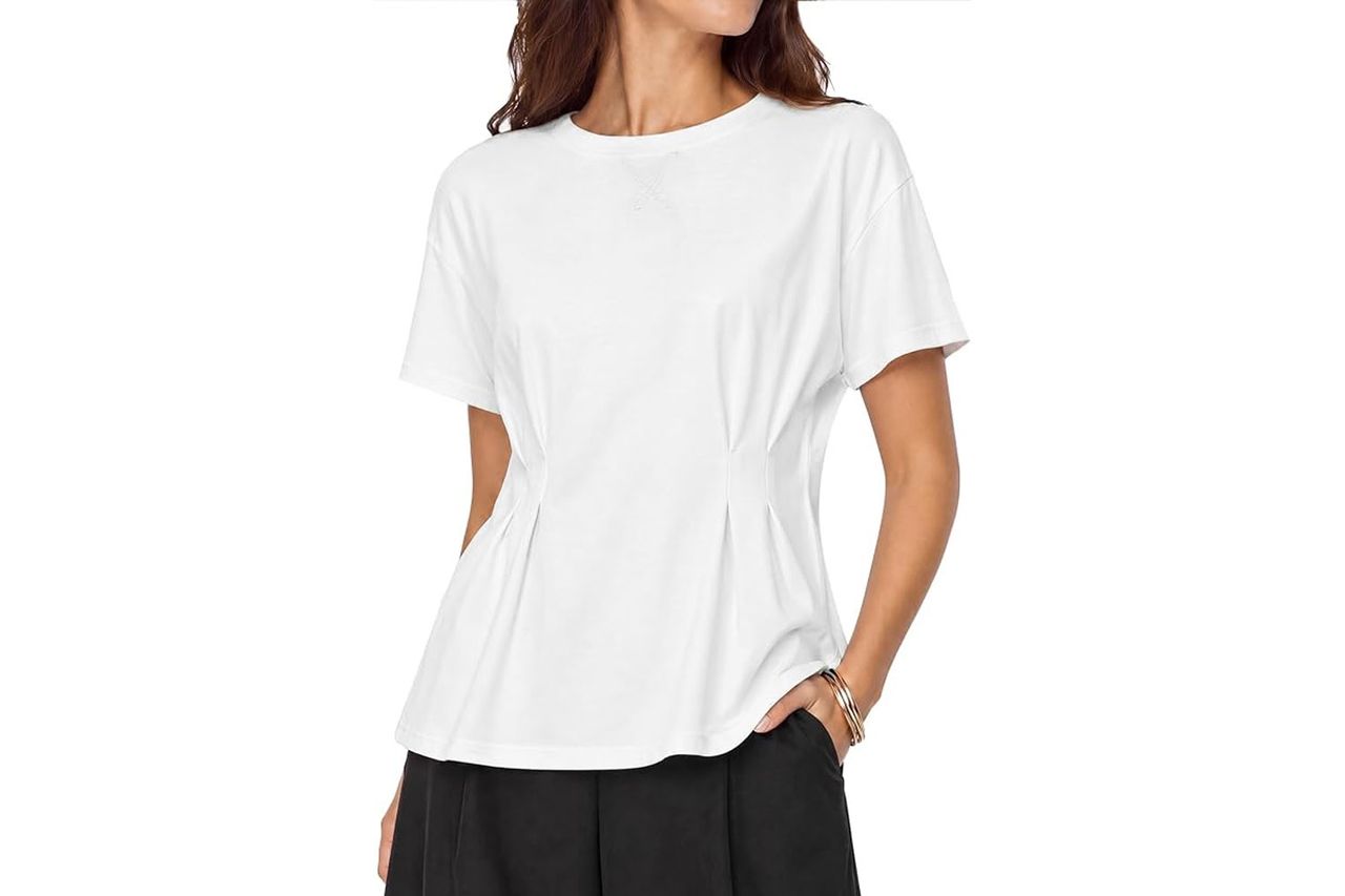 Amazon Avanova Peplum Top Credit: Amazon