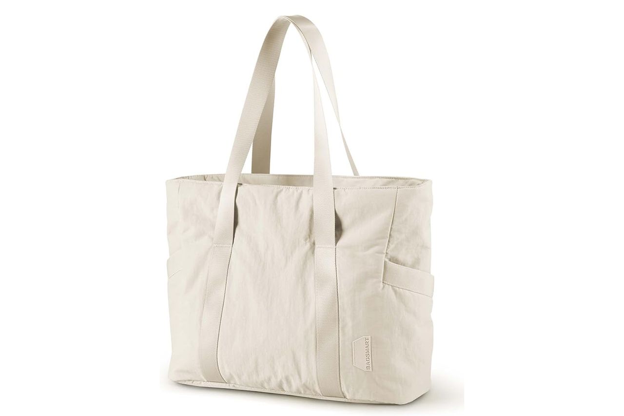 BAGSMART Tote Bag for Women with Zipper Credit: Amazon