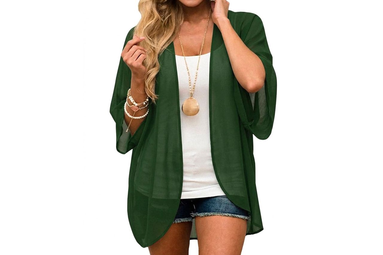 Amazon BB&KK Women's Chiffon Kimono Credit: Amazon