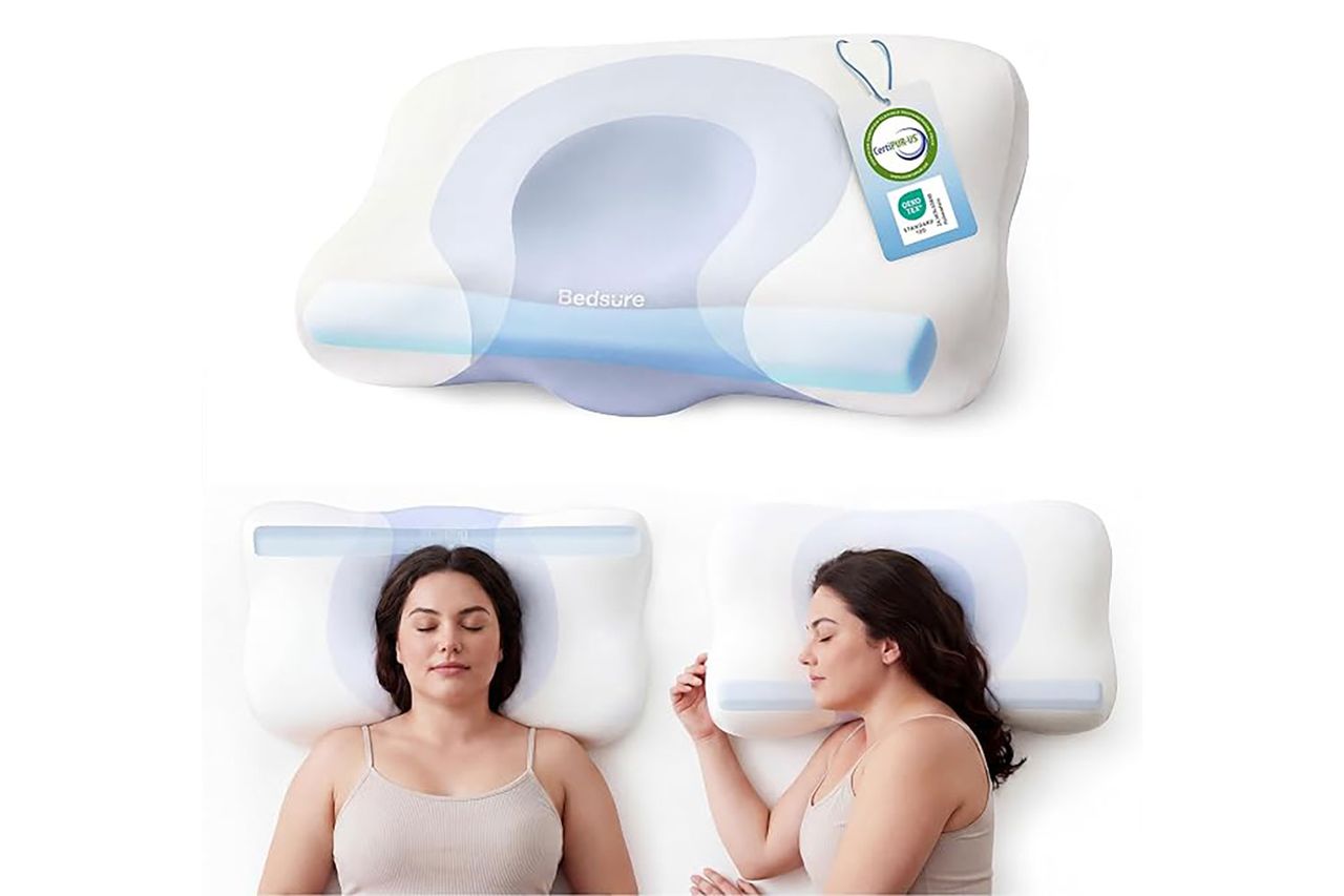 bedsure cervical neck pillow Credit: Amazon